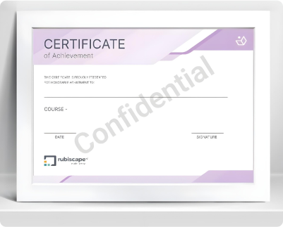 Rubiscape_Learn_Certificate